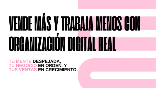 Ebook: Productividad Digital | Organiza tu Negocio + Bonos Gratis🎁
